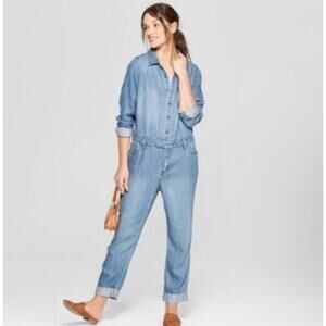 Universal Thread Denim Jumpsuit, Women's Size 2